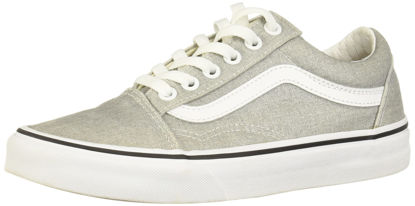 Picture of Vans Unisex Women's/Men's Old Skool Skate Shoes (Silver True White, Numeric_6) - Size: 6