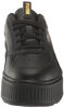 Picture of PUMA Women's Karmen Rebelle Lace Up Platform Sneaker Black/Gold 8.5 Medium US - Size: 8.5