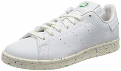 Picture of adidas Originals Men's Stan Smith Gymnastics Shoe, FTWR White Off White Green, 7.5 - Size: 7.5