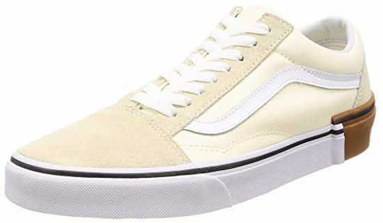 Picture of Vans Old Skool Gum Block Classic White Men's Skate Shoes Size 9 - Size: 10.5 Women/9 Men