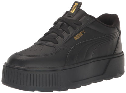 Picture of PUMA Women's KARMEN REBELLE Sneaker, PUMA Black-PUMA Black-PUMA Gold, 9 - Size: 9