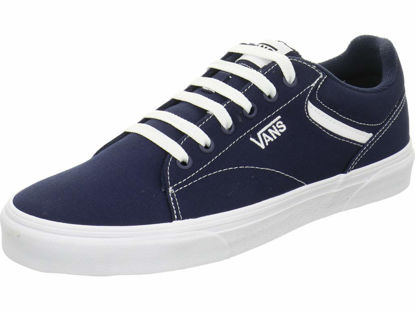 Picture of Vans Men's Seldan Sneaker, Canvas Dress Blues White, 9.5 - Size: 9.5