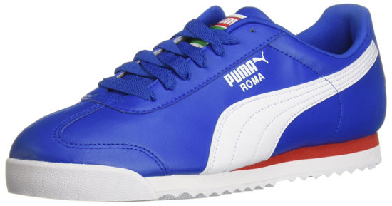 Picture of PUMA Men's Roma Basic Sneaker, Olympian Blue White, 10 M US - Size: 10