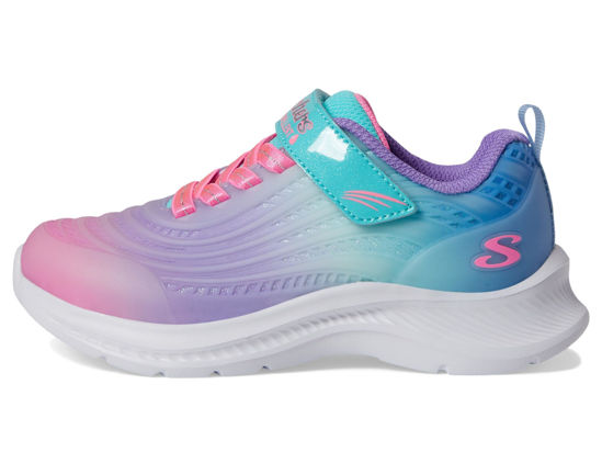 Picture of Skechers Kids Girls Jumpsters 2.0-Blurred Dream Sneaker, Turquoise/Multi, 12.5 Little Kid - Size: 12.5 Little Kid