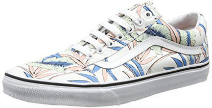 Picture of Vans Unisex Old Skool Skate Shoe Tropical Leaves/True White 5.5 B(M) US Women/4 D(M) US Men - Size: 5.5 M US Women / 4 M US Men