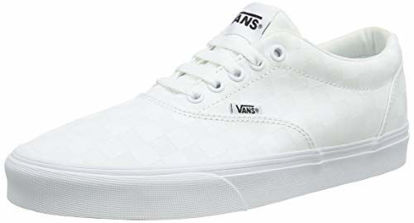 Picture of Vans Men's Doheny Trainers, White Checkerboard White White W51, 8.5 - Size: 8.5