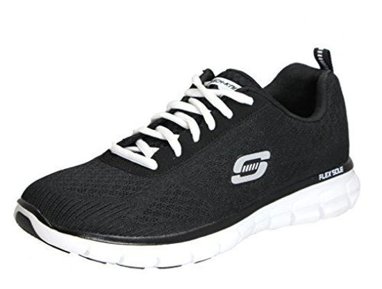 Picture of Skechers Synergy High Frequency Womens Fashion Sneaker, Black/White, 8 US - Size: 8