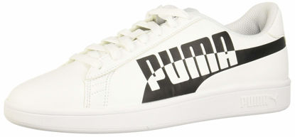 Picture of PUMA Men's Smash 2 Sneaker, Max White-Black, 8 - Size: 8