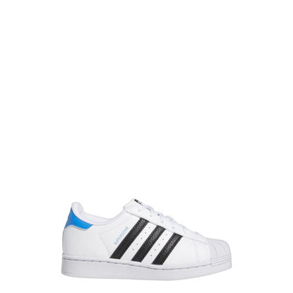 Picture of adidas Superstar Shoes Kids', White, Size 13K - Size: 13 Toddler