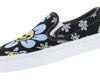 Picture of Vans Ua Classic Slip On Unisex Shoes Size 5, Color: Trippy Grin Floral Black/Yellow - Size: 6.5 Women/5 Men