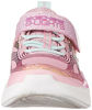 Picture of Skechers Kids Girls Glow-Brites Sneaker, Pink/Multi, 3.5 Big Kid - Size: 3.5 Big Kid