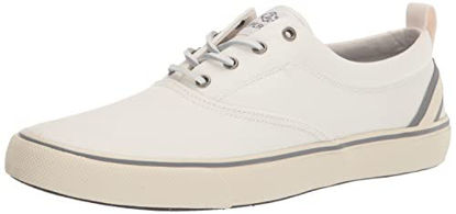 Picture of Sperry Men's Striper II CVO SEACYCLED Sneaker, White Nylon, 6 - Size: 6