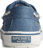 Picture of Sperry Men's, Halyard Boat Shoe Blue Twill 11.5 W - Size: 11.5 Wide