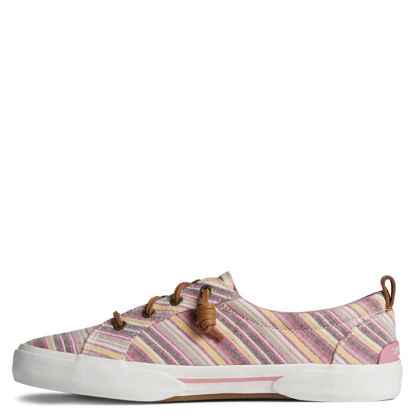 Picture of Sperry Women's, Pier Wave LTT Sneaker Chambray Stripe 6.5 M - Size: 6.5