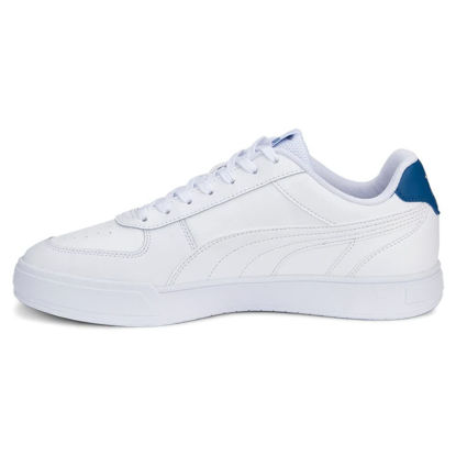 Picture of Puma - Mens Puma Caven Shoes, Size: 9 M US, Color: Puma White/Puma White/Lake Blue - Size: 9