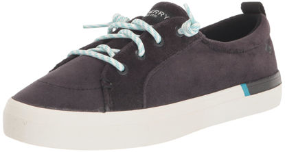 Picture of Sperry Women's Crest Vibe Sneaker, Black Cotton, 12 - Size: 12