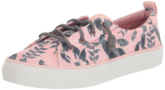 Picture of Sperry Women's Crest Vibe Seasonal Sneaker, Pink Multi, 12 - Size: 12