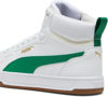 Picture of PUMA - Mens Caven 2.0 Mid Shoes, Color White/Vapor Gray/Archive Green, Size: 11 M US - Size: 11