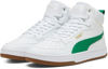 Picture of PUMA - Mens Caven 2.0 Mid Shoes, Color White/Vapor Gray/Archive Green, Size: 11 M US - Size: 11