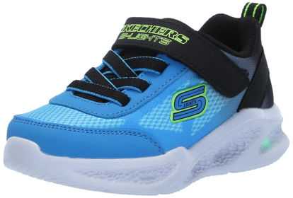 Picture of Skechers Boy's Meteor-Lights Sneaker, Black/Blue, 8 toddler - Size: 8 Toddler