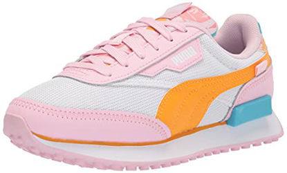 Picture of PUMA Future Rider Flower Aura Sneaker White-Pink Lady-Zinnia, 13 US Unisex Little Kid - Size: 13 Little Kid