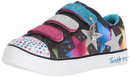 Picture of Skechers Kids Girls' Twinkle Breeze 2.0-Stylin'Sta Sneaker,Black/Multi,10.5 Medium US Little Kid - Size: 10.5 Medium US Little Kid