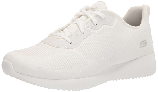 Picture of Skechers Bobs Bobs Squad Tough Talk Womens Sneaker an US White, 7 Narrow - Size: 7 Narrow