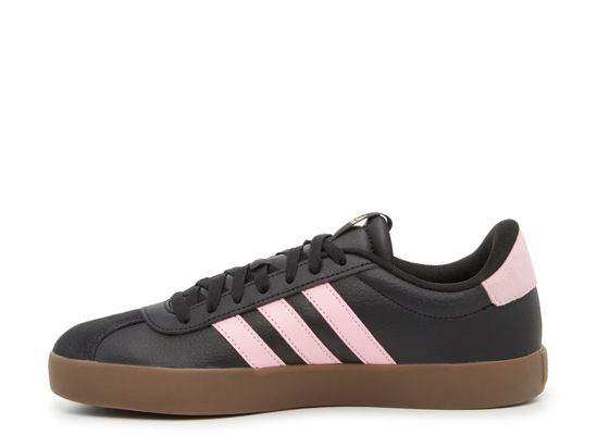 Picture of adidas Men's VL Court 3.0 Sneaker, Black/True Pink/Gold Metallic, 10.5 - Size: 10.5