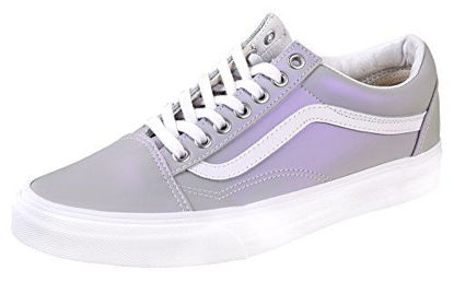 Picture of Vans Muted Metallic Old Skool Women | Grey/Violet (8G1Q7S) (10-Women) - Size: 10 Women /+D409:D437 8.5 Men M US