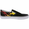 Picture of Vans Classic Slip-On (Flame) Black/Black/True White Men's 11.5, Women's 13 Medium - Size: 13 Women / 11.5 Men M US