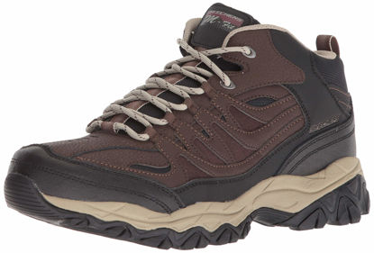 Picture of Skechers Mens Afterburn M. Fit Mid Brown/Black 7 D - Medium - Size: 7