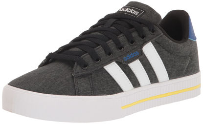 Picture of adidas Men's Daily 3.0 Skate Shoe, Black/White/Team Royal Blue, 8.5 - Size: 8.5