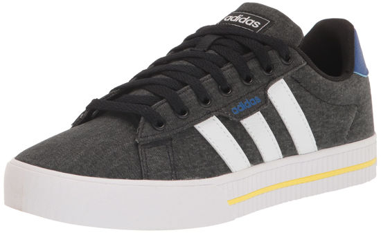 Picture of adidas Men's Daily 3.0 Skate Shoe, Black/White/Team Royal Blue, 14 - Size: 14