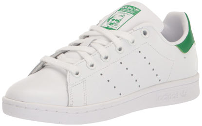 Picture of adidas Originals Men's Stan Smith Shoes, Core White/Core White/Core Green, 4.5 - Size: 4.5