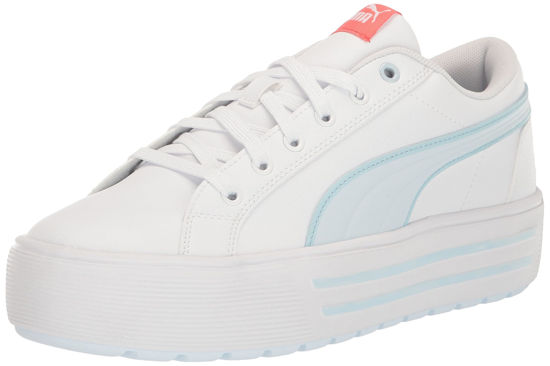 Picture of PUMA Women's Kaia 2.0 Sneaker, White-ICY Blue-Electric Blush, 7.5 - Size: 7.5