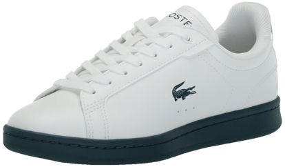 Picture of Lacoste Children's Carnaby Pro Sneaker, Wht/Dk Grn, 1 - Size: 1 Little Kid