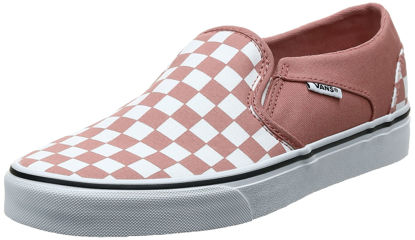 Picture of Vans Women's Low-Top Sneakers, Checkerboard Rose Dawn White, 8 - Size: 8