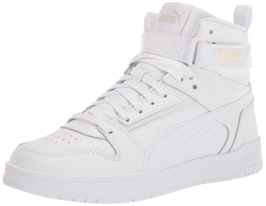 Picture of PUMA Men's RBD GAME Sneaker, Puma White-Puma White-Puma Team Gold, 8 - Size: 8