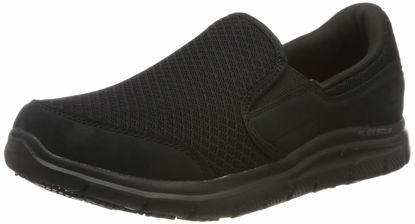 Picture of Skechers Women's COZARD Slip On Trainers, Black Mesh Nubuck Water Stain Repellent, 7.5 - Size: 7.5