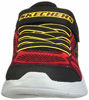 Picture of Skechers Kids Boy's Lightweight Gore & Strap SNEA Sneaker, Red/Black, 11 Little Kid - Size: 11 Little Kid