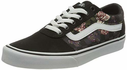 Picture of Vans Women's Low-top Trainers Sneaker, Flowers Checks Black, 7 - Size: 7