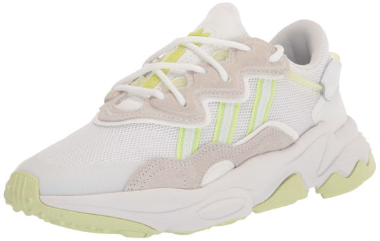 Picture of adidas Originals Women's Ozweego Sneaker, White/Almost Lime/Pulse Lime, 7.5 - Size: 7.5