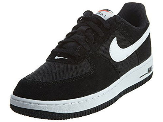 Picture of Nike Force 1 Little Kids Style: 596729-005 Size: 11 Y US Black/White - Size: 11 Y US