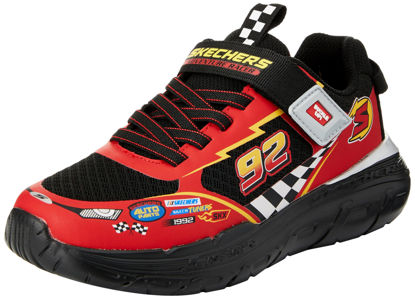 Picture of Skechers Boy's Skech Tracks Sneaker, Black/Red, 12 Little Kid - Size: 12 Little Kid