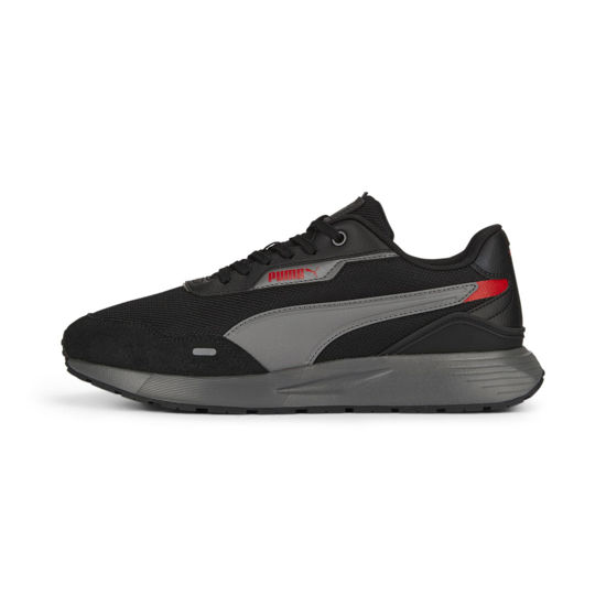 Picture of PUMA Men's RUNTAMED PLUS Sneaker, PUMA Black-Cool Dark Gray-For All Time Red, 14 - Size: 14