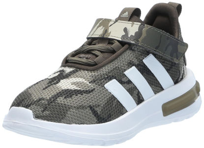 Picture of adidas Kids Racer TR23 Sneaker, Olive Strata/White/Shadow Olive, 9 US Unisex Toddler - Size: 9 Toddler