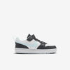 Picture of Nike Court Borough Low Recraft Little Kids' Shoes (HQ3261-060, Anthracite/White/Glacier Blue) Size 3 - Size: 3 Little Kid