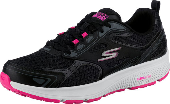 Picture of Skechers womens Consistent Sneaker, Black/Pink, 10 US - Size: 10