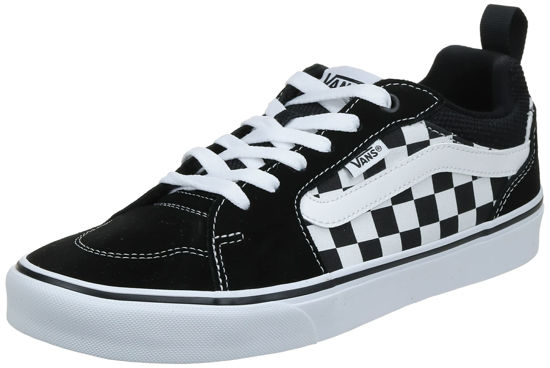 Picture of Vans Men's Low-Top Trainers Sneaker, Checkerboard Black White, 7.5 - Size: 7.5