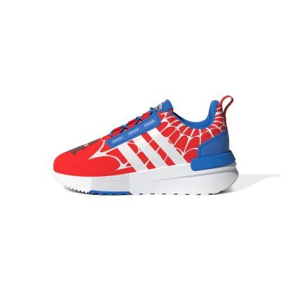 Picture of adidas Kids Racer TR21 Running Shoe, Solar Red/White/Blue Rush (Superhero), 6 US Unisex Toddler - Size: 6 Toddler